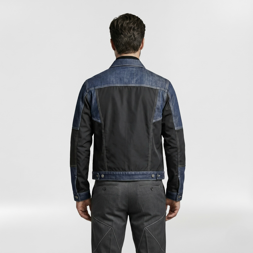 Men's Panel Denim Jacket