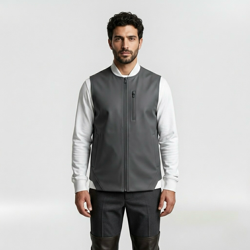 Men's Minimalist Zip Vest