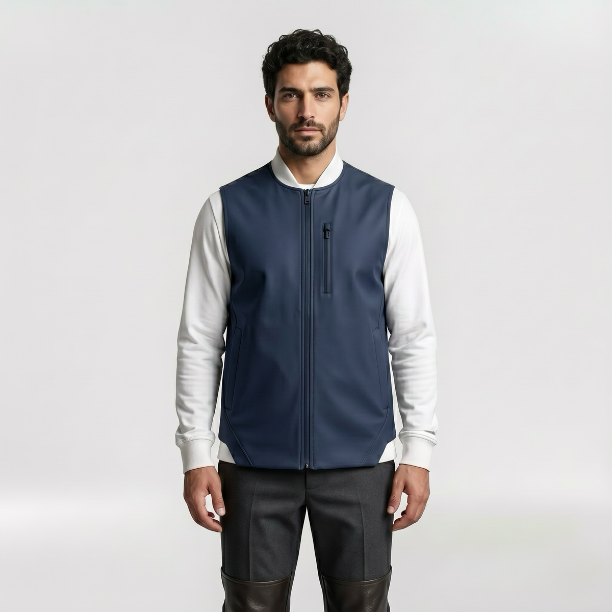 Men's Minimalist Zip Vest