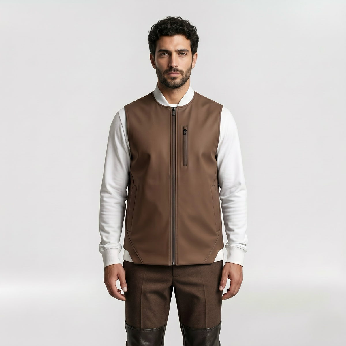 Men's Minimalist Zip Vest