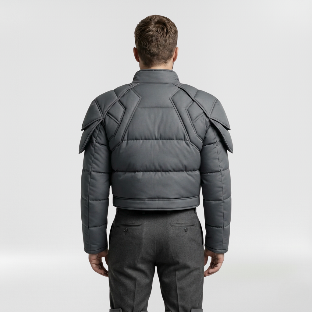 Men's Sculpted Panel Puffer Jacket