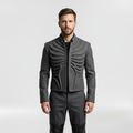 Men's Rib-Panel Structured Jacket