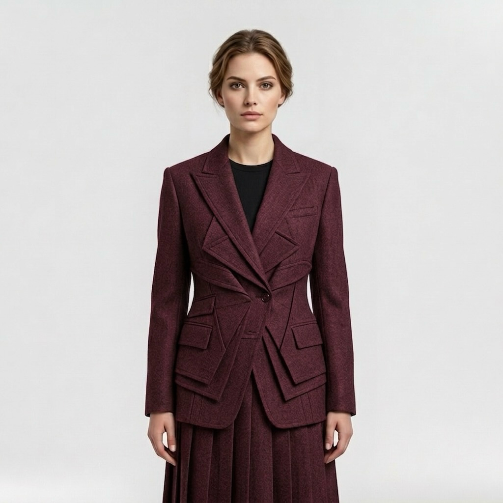 Women's Layered-Panel Blazer
