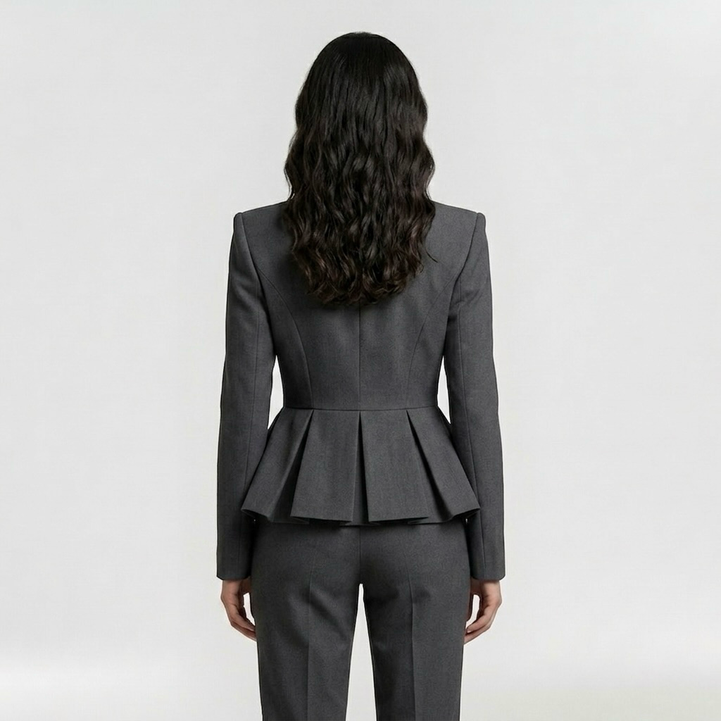 Women's Sculpted Peplum Blazer