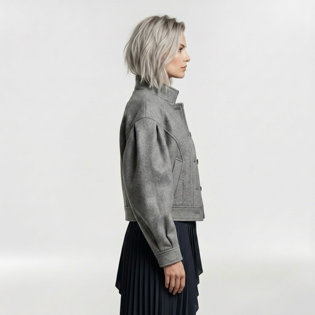 Women's Volume-Sleeve Jacket