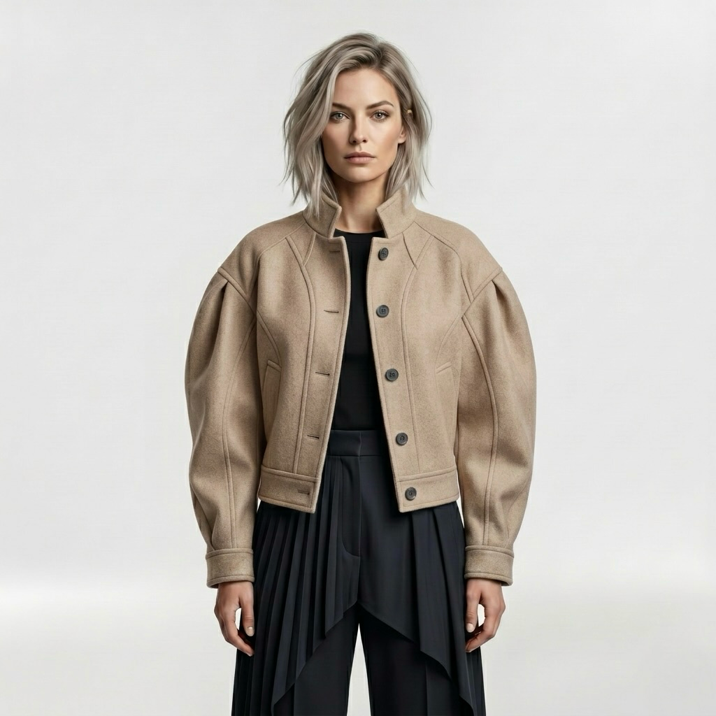 Women's Volume-Sleeve Jacket