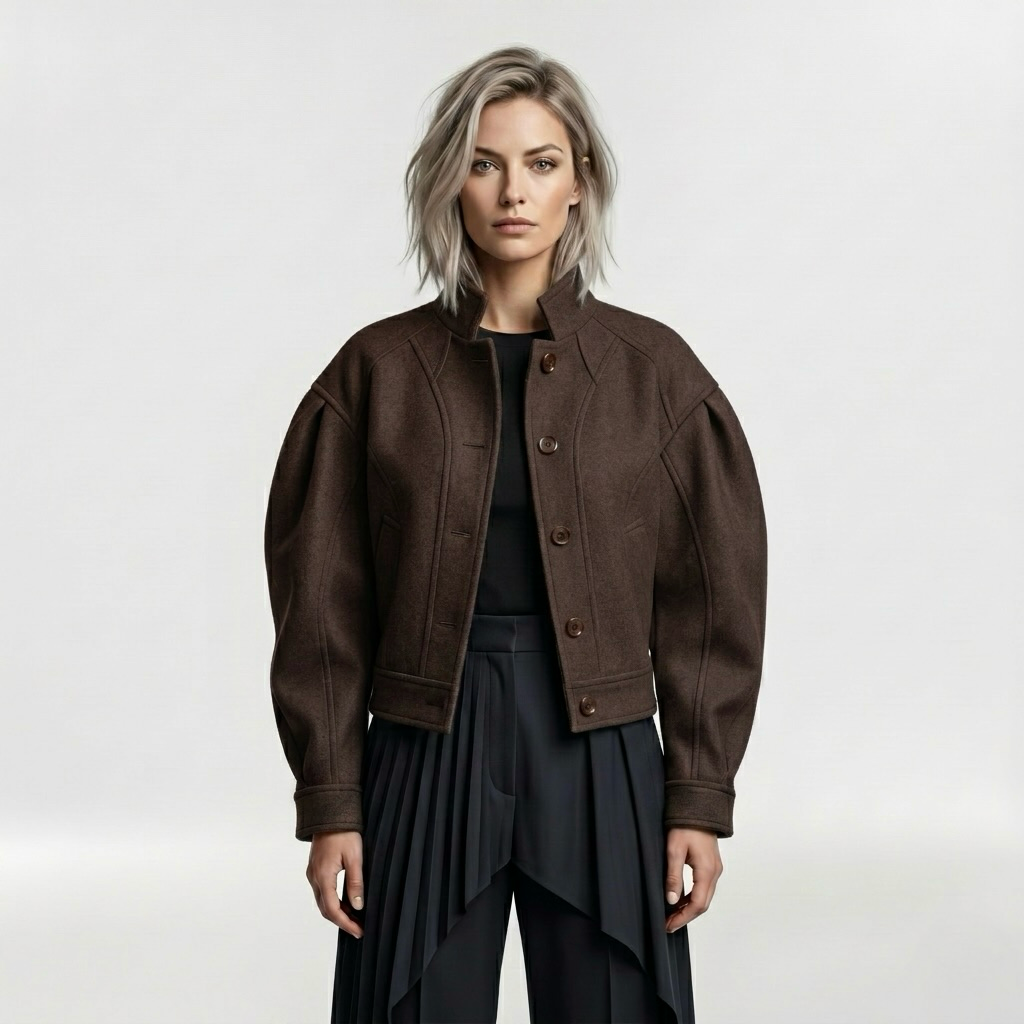 Women's Volume-Sleeve Jacket