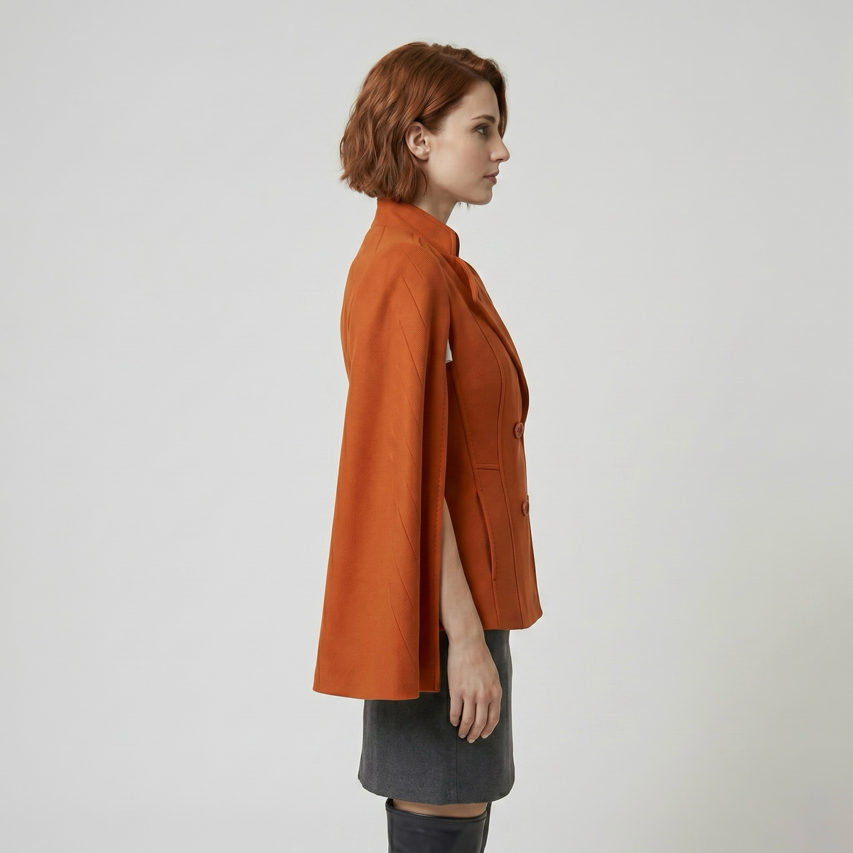 Women's Cape-Sleeve Tailored Blazer