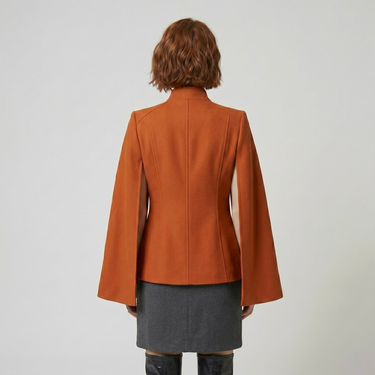 Women's Cape-Sleeve Tailored Blazer