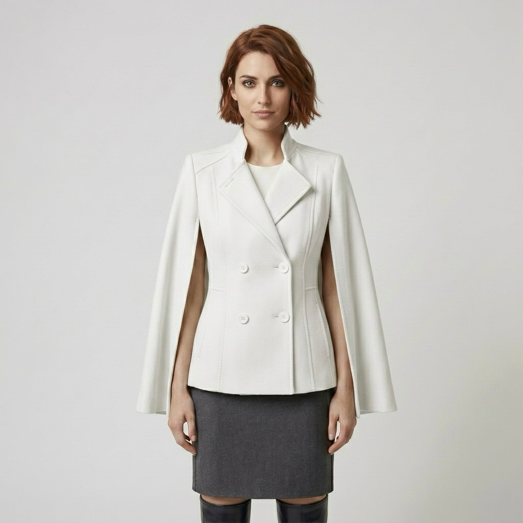 Women's Cape-Sleeve Tailored Blazer
