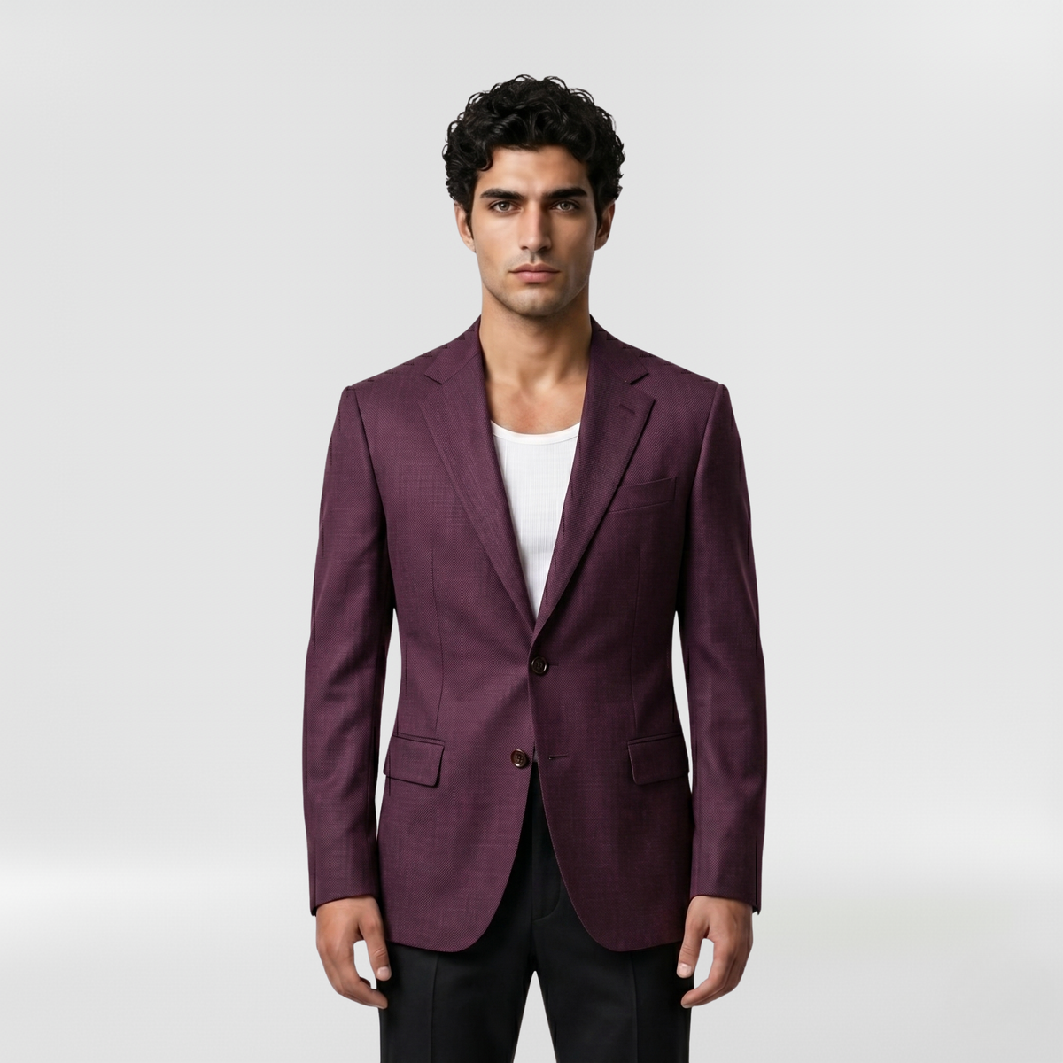 Men's Clean Tailored Blazer