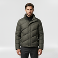 Men's Diagonal-Quilt Puffer Jacket