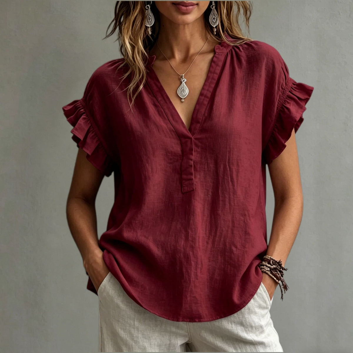 Women's Relaxed Cotton Shirt