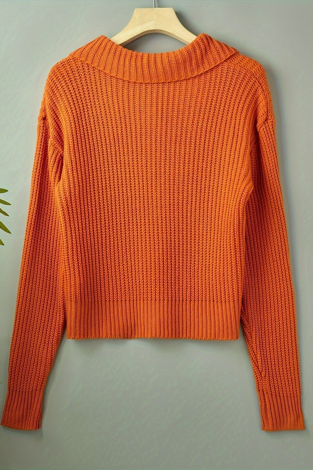 Women's chunky button sweater - Warm and stylish