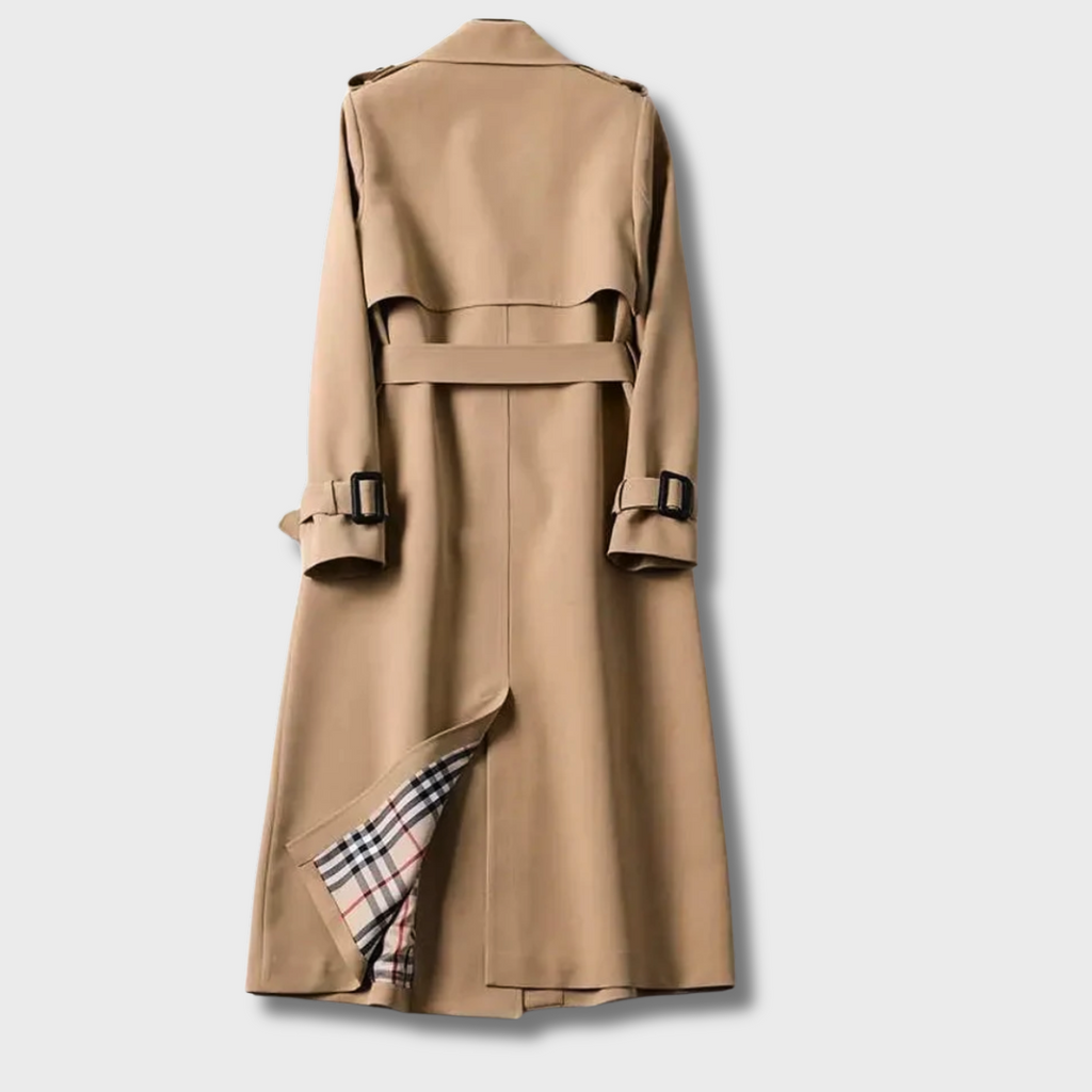 Women's vintage autumn trench coat - Elegant and versatile