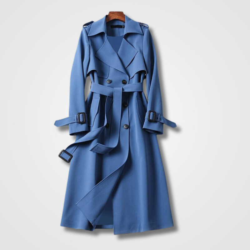 Women's vintage autumn trench coat - Elegant and versatile